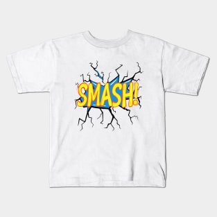 Smash! Comic inspired design Kids T-Shirt